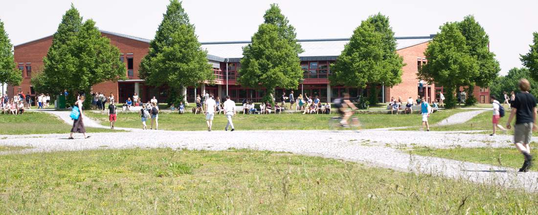 Campus der Universität Bayreuth.